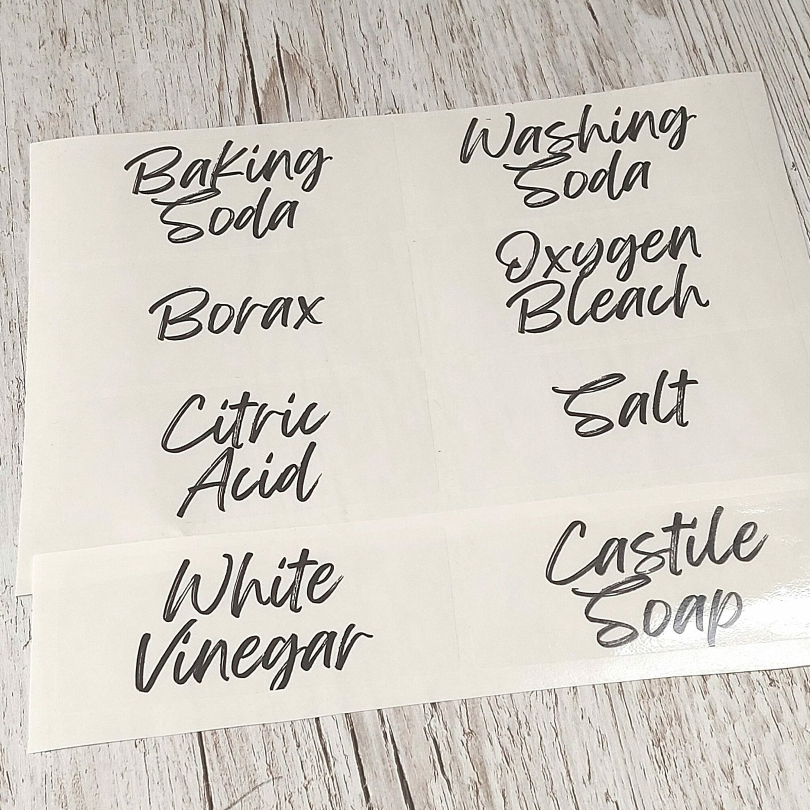 organise your DIY cleaning ingredients with Figgy & Co.