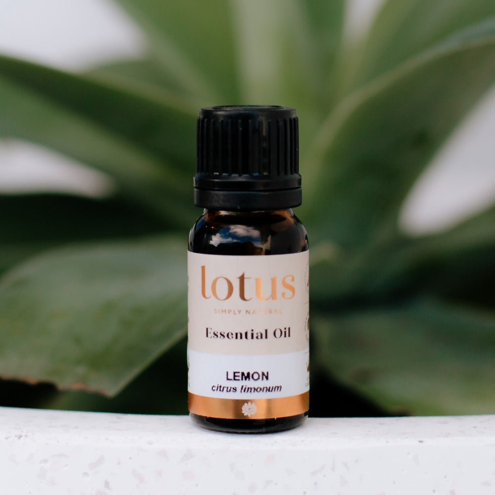 Figgy and Co Lemon essential oil, for non-toxic DIY home cleaners.
