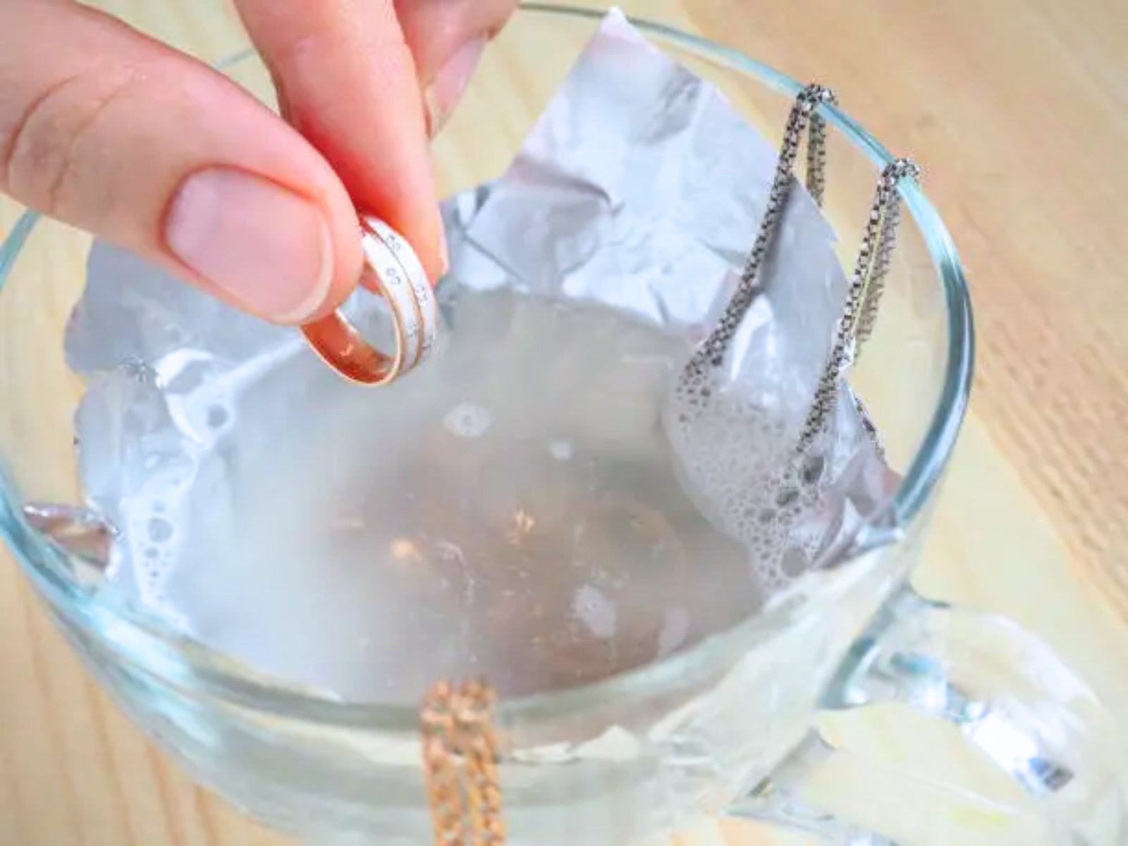 How to DIY clean jewellery at home