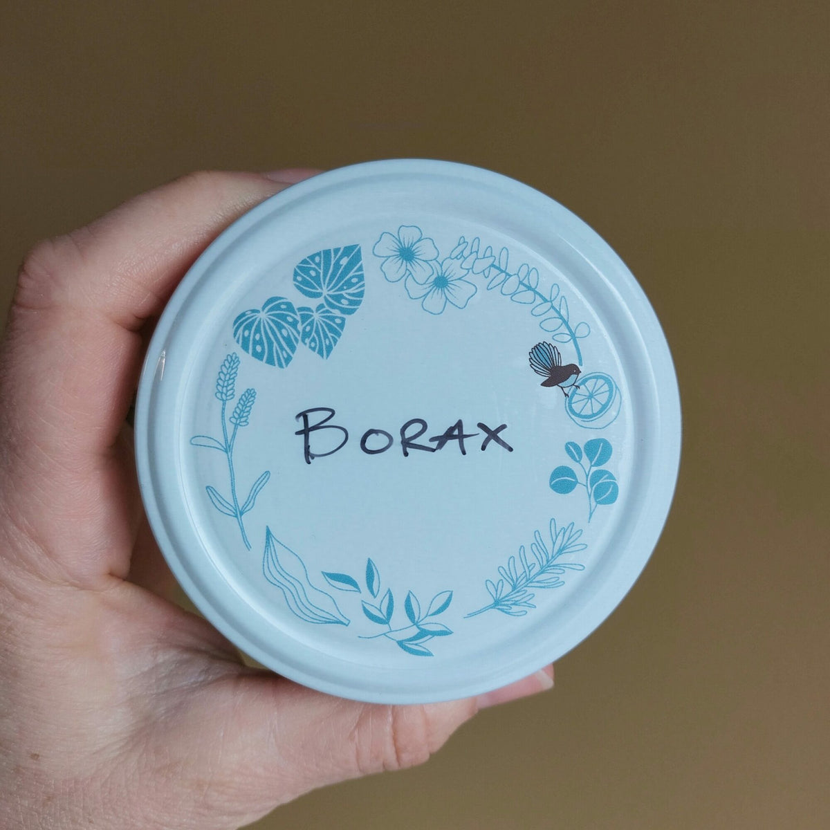 Figgy &amp; Co. blank circular sticker for labelling containers and bottles