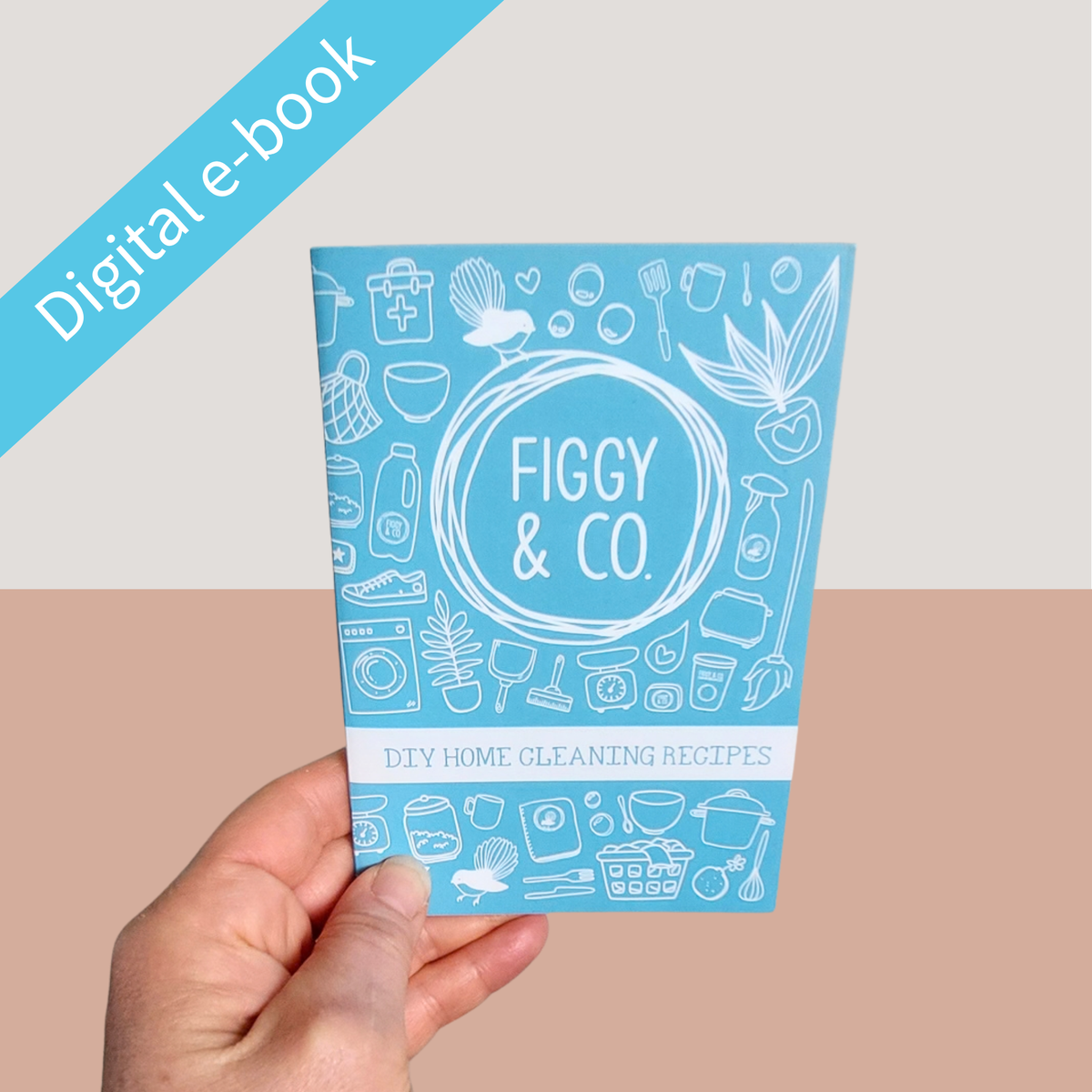 DIY cleaning Digital Recipe booklet