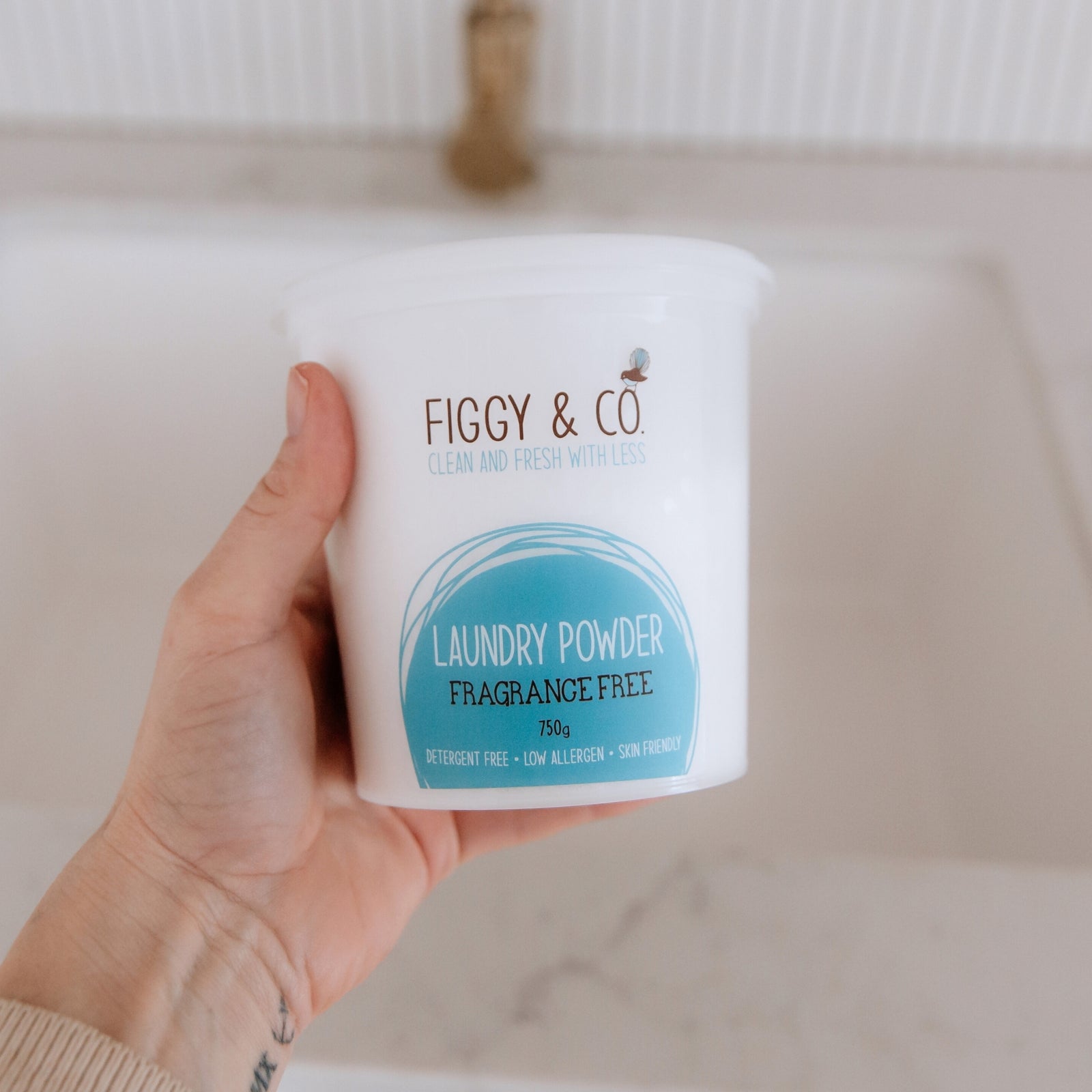 Figgy and co natural laundry powder is ideal for eczema. It is the best washing powder for sensitive skin.