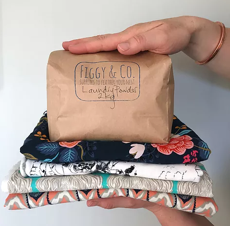 Figgy washing powder is suitable for all fabric types.