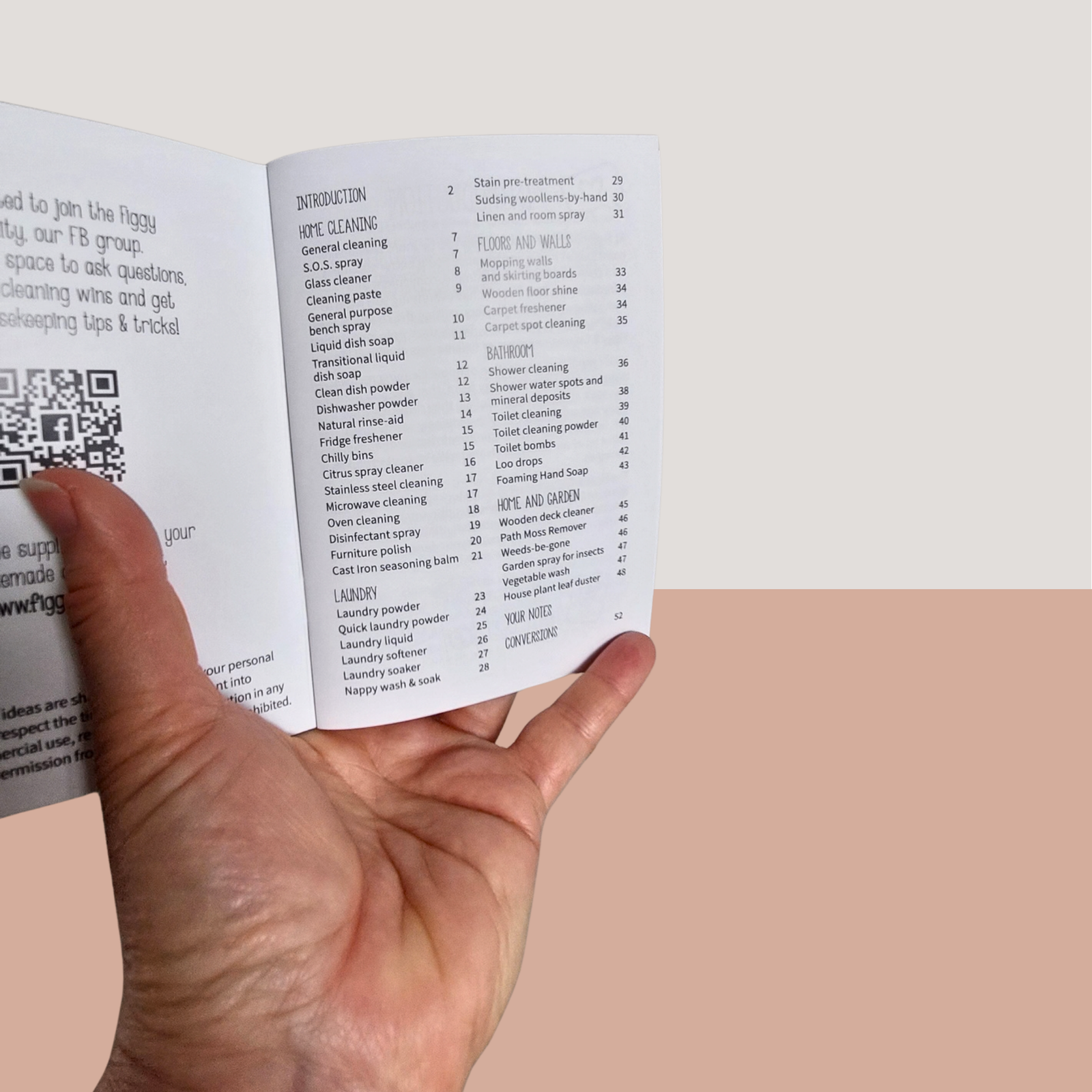 DIY Cleaning Recipe Booklet