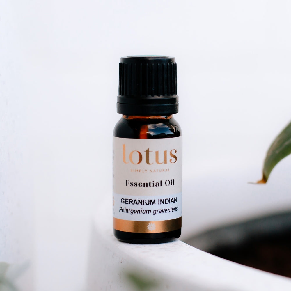 Figgy and Co Geranium essential oil for non-toxic DIY home cleaners.