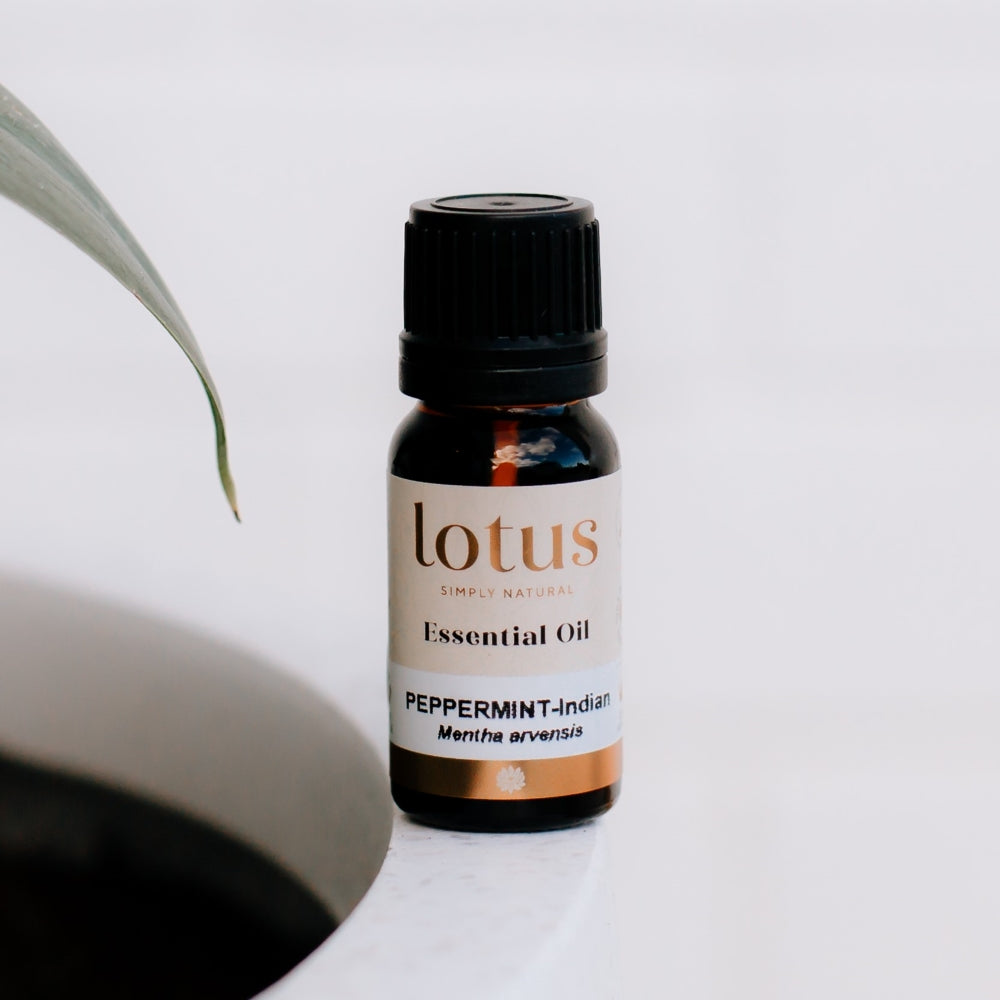 Figgy and Co Peppermint essential oil for non toxic DIY home cleaners.