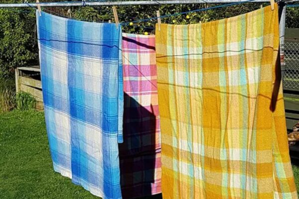 Woollen Blankets on the Washing LIne