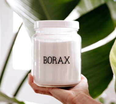 Borax, buy in bulk for eco cleaning.
