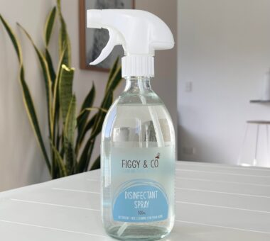 Disinfectant spray, Figgy and co non-toxic cleaner. Made in New Zealand.