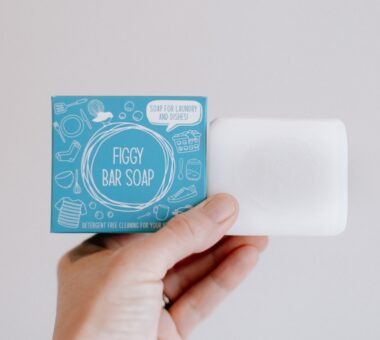 Figgy bar soap, natural bar soap made with castile soap for non toxic stain removal. New Zealand made.