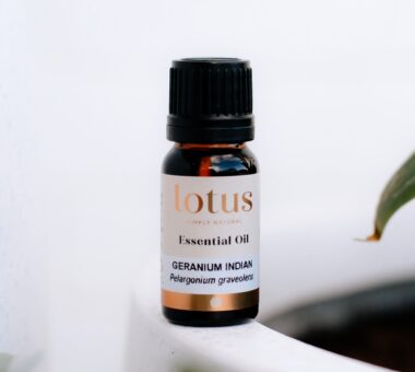 Figgy and Co Geranium essential oil for non-toxic DIY home cleaners.