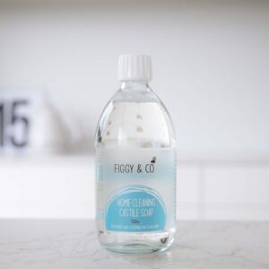Liquid castile soap for natural home cleaning