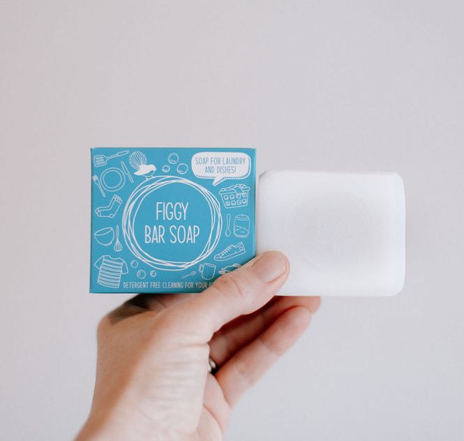 Figgy bar soap for dishes and laudnry