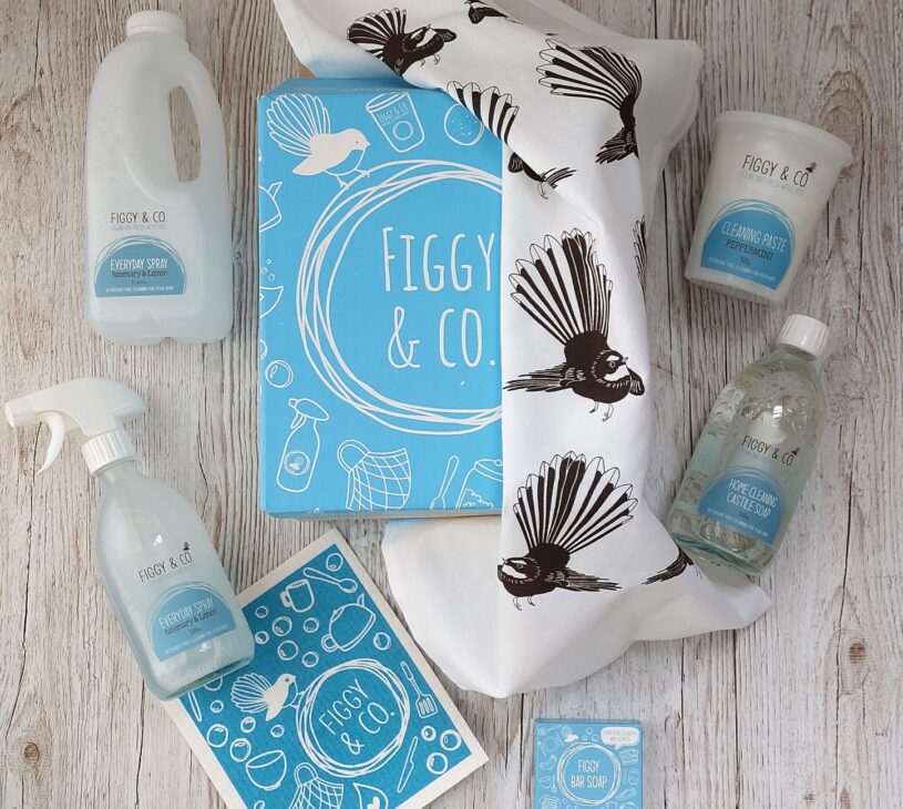 Figgy & Co. gift box with Piwakawaka tea towel