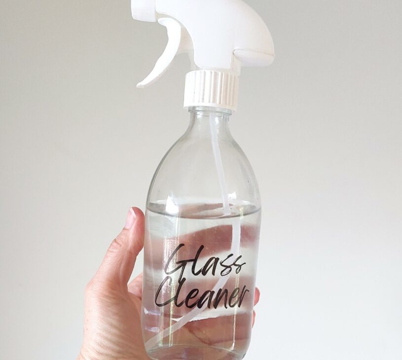 label your homemade glass cleaner with our DIY labels for all your eco cleaners